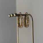 Aria diamond hoops